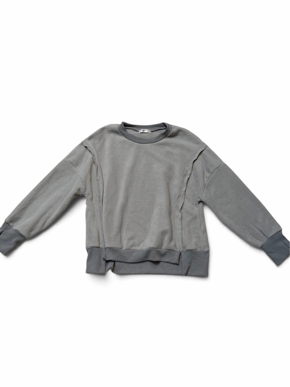 zeagoo Grey Crewneck Sweater